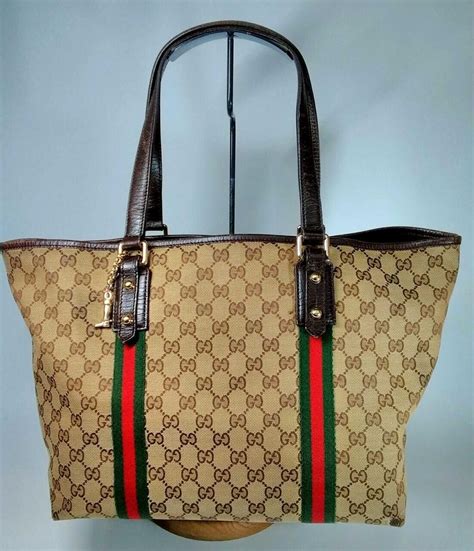 gucci canvas bag with gold bow|authentic gucci canvas bag.